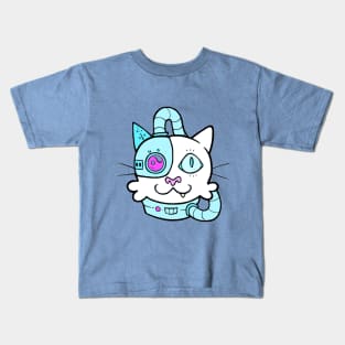 Cyborg Kitty Kids T-Shirt